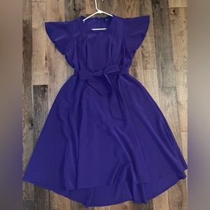 Lane Bryant, Professional High Low Flowy Dress, Purple, Size 18